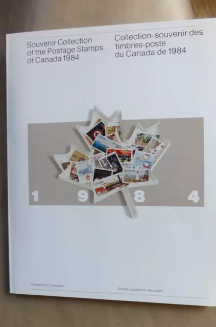 1984   Canada Souvenir Year Book Complete Collection Mint Stamps  👀