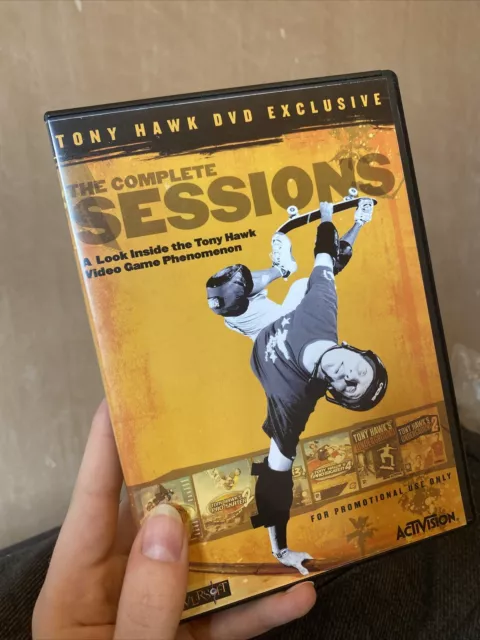 Skate DVD Tony Hawk Skateboarding THE COMPLETE SESSIONS A Look Inside Video Game