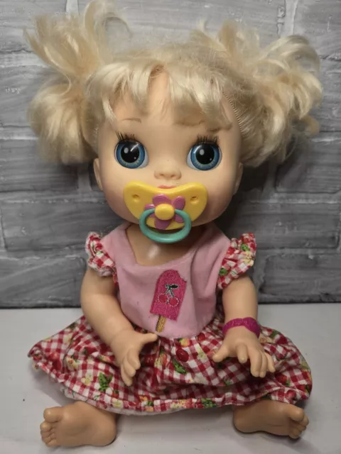 2012 Baby Alive Doll Real Surprises Interactive, Talks English Spanish Working