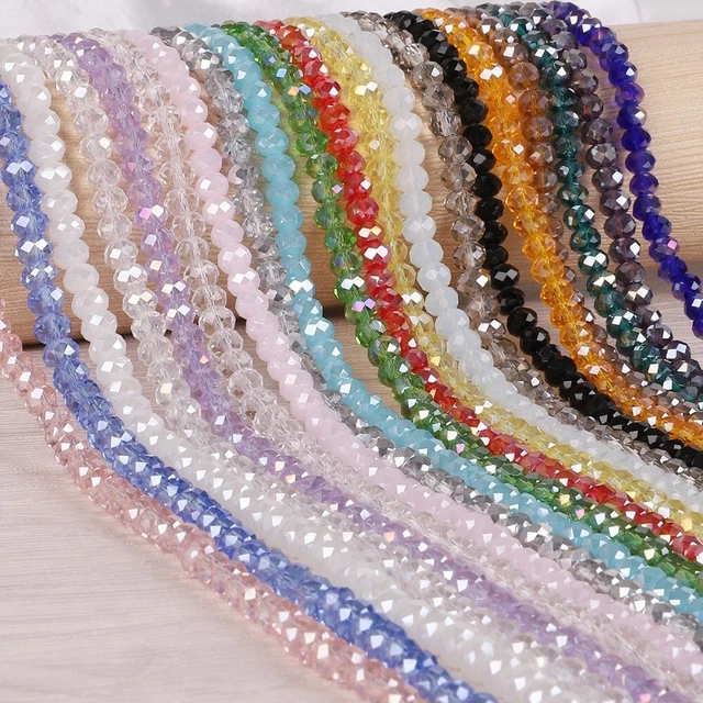 165-168pcs/bag 2mm small mini Crystal Roundle Glass Beads Faceted Loose Beads Fo