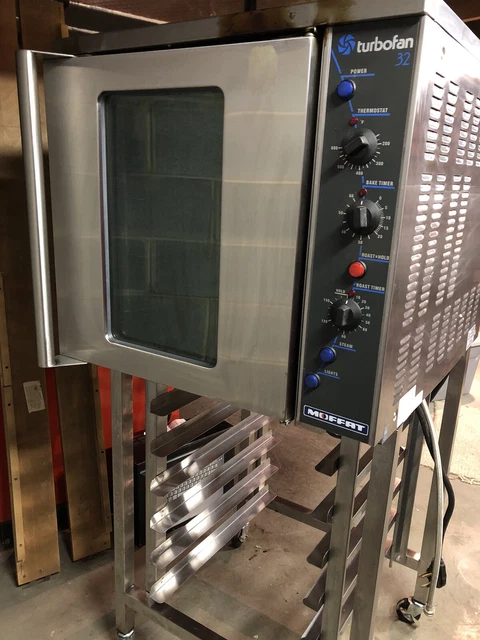 Moffat E32 32  Electric Convection Oven Full Size 4 Pan w/ Mobile Stand