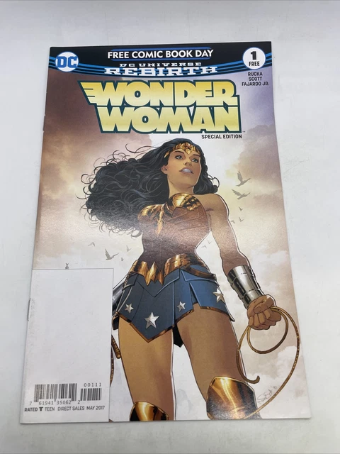 WONDER WOMAN 1 Rebirth Free Comic Book Day Dc Comics £3.54 - PicClick UK