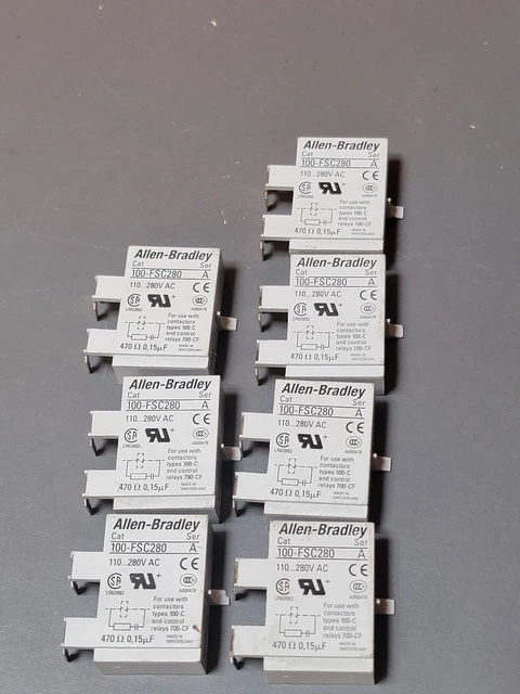 Allen-Bradley Ser.a Surge Supressor Rc Cat No. 100-Fsc280  Nos  No Box Free Ship