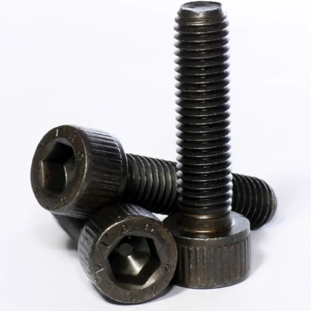 M4 M5 M6 M8 Black Self Colour 12.9 High Tensile Allen Bolt Socket Cap Screws