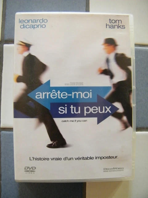 DVD arrête-moi si tu peux - de S. Spielberg, avec Tom Hanks et Leonardo Dicaprio