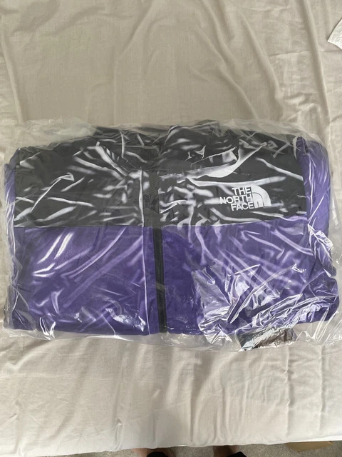 Supreme /The North Face Trompe L’oeil Printed Nuptse Jacket (Large) TNF Purple