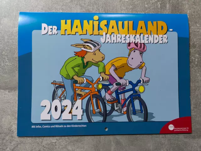 Wandkalender 2024 - DER HANISAULAND JAHRESKALENDER - Kinderkalender