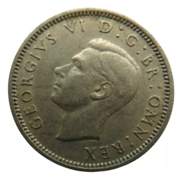 1952 King George VI Sixpence Coin Scarce Date