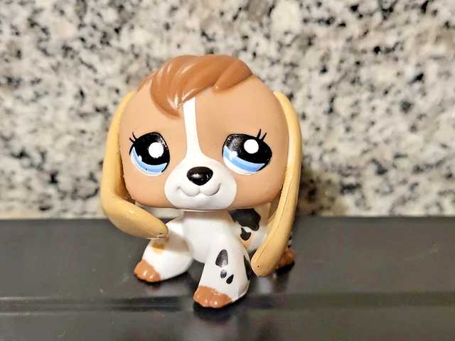 Littlest Petshop LPS Chien Dog Beagle 1104 hasbro authentique authentic Marron : Achat occasion | Figurines Hasbro Très bon état