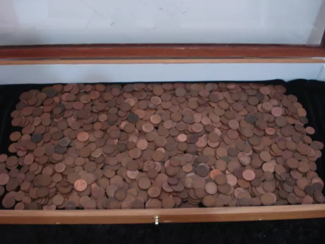 Deceased Estate Australian Half Penny and Pennies Mixed Coins Bulk  Ap 12.7 Kilo