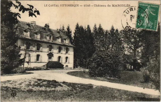 CPA Le Cantal Pitt. Chateau de Marcoles FRANCE (1055339)