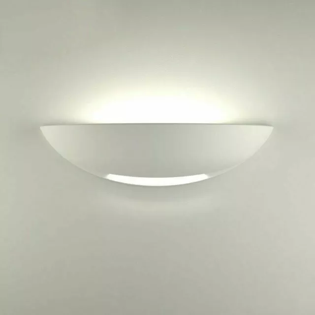 applique in gesso Lampada da parete a muro per interno moderno con attacco RS7