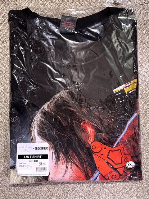 DEATH STRANDING 2 × Geeks Rule Silkscreen Printing T-Shirt $206.25