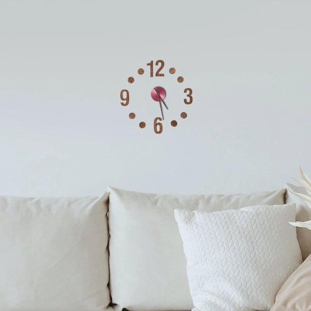 QUARKZMAN Kit Numeri Orologio Arabi In ABS - 12 Numeri Per Quadranti Fai Da Te, Colore Nero, Dimensioni 2 Cm, Per Decorazione E Riparazione