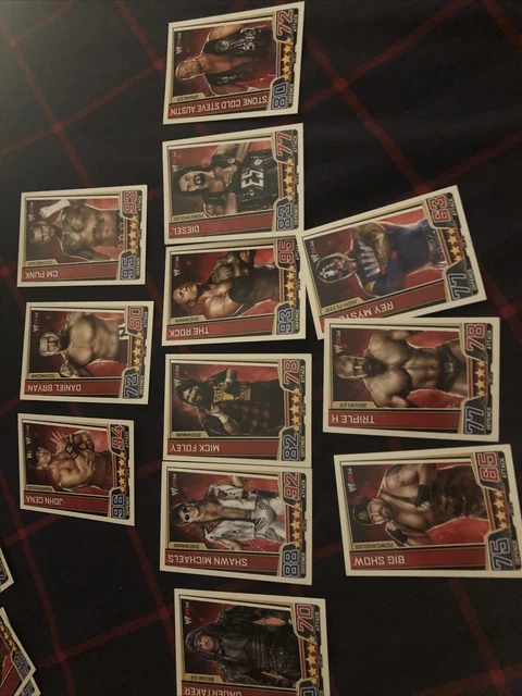 Collection Cartes Slam Attax Superstars 2k14 - Complète - Très Bon état