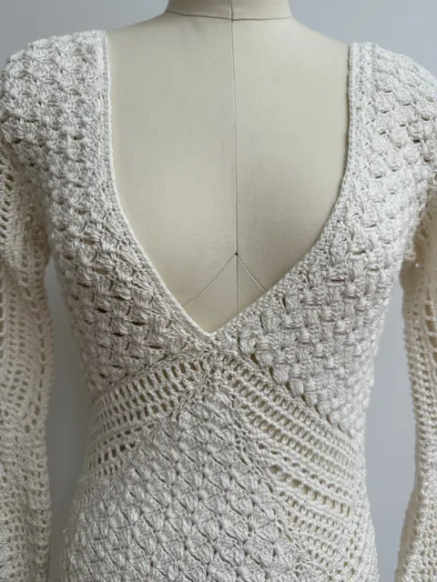 flook the label Crochet Mini Dress
