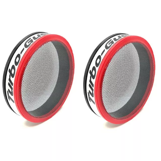Turbo-Guard SF 4" Black Stainless Steel Screen Air Filter for T3 T4 - 2 Pack