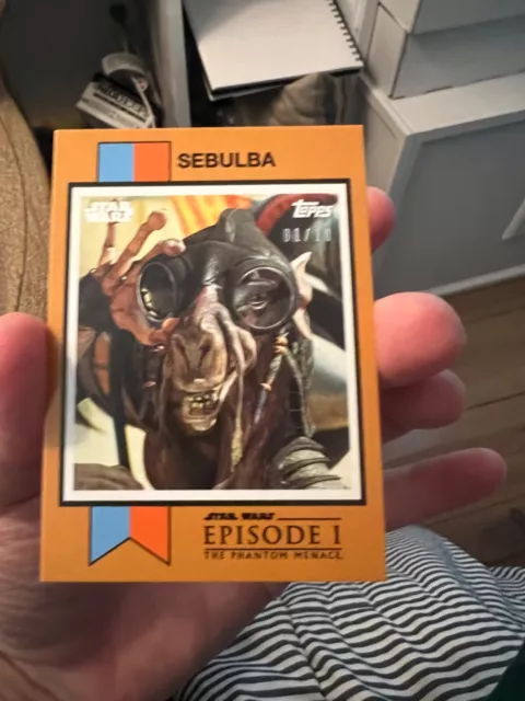 🔥#1/10 Sebula Gold 2024 Topps Star Wars Throwback Thursday Set 7