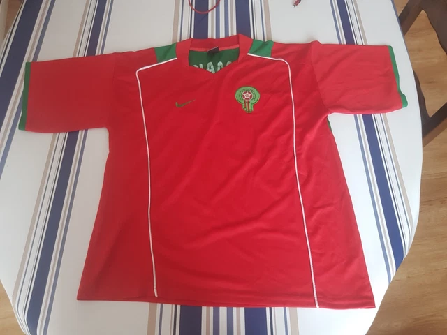 Maillot Maroc Football Rouge/Vert neuf : Homme