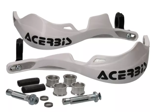 ACERBIS Rallier Pro Protège-mains Protecteurs de Mains Kit Blanc