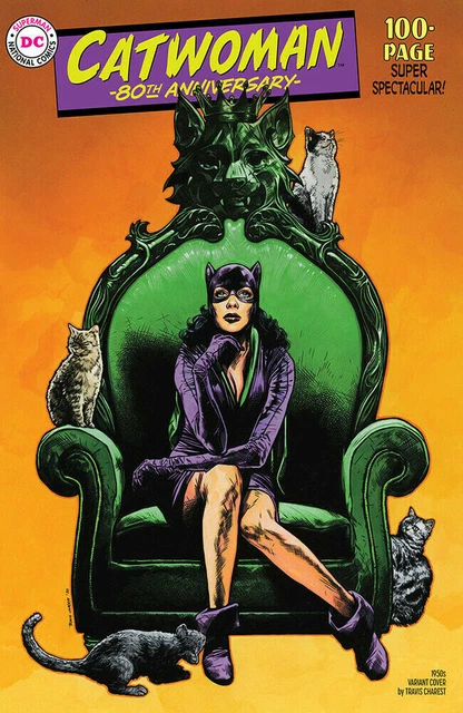 Catwoman 80th Anniversary Various Covers Del'Oto Lee Cho Blank Sketch 2