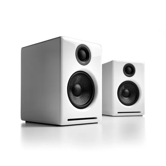 Audioengine A2+ Wireless Desktop Speakers - Gloss White