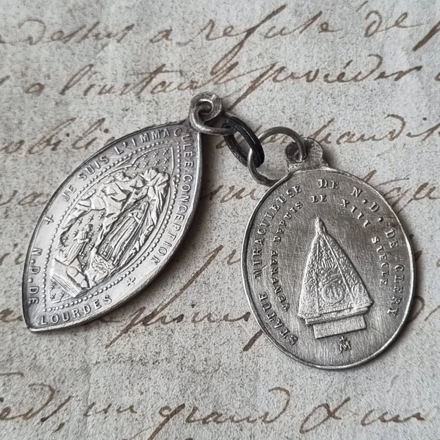 Religion & Esotérisme - Médaille religieuse/Notre Dame de Verdelais /Calvaire/Argent// Vers 1850 CAN58