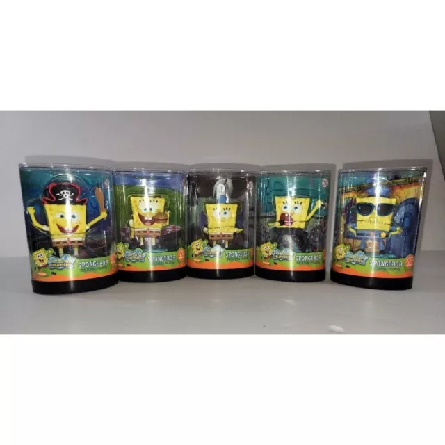 Spongebob Squarepants Collectible Figure NEW NIP Lot of 5 2003 44852 44855 44856