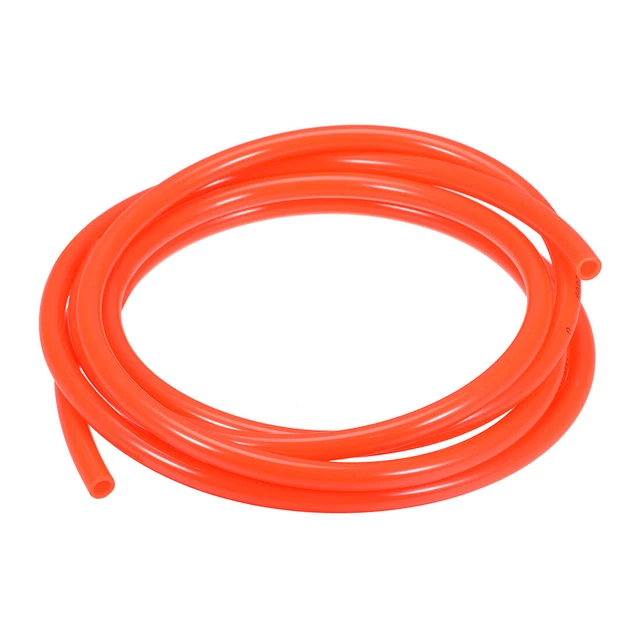 Neumática Aire Tubería, 10mm OD x 6.5mm ID 3 Metros (118")PU Poliuretano Naranja
