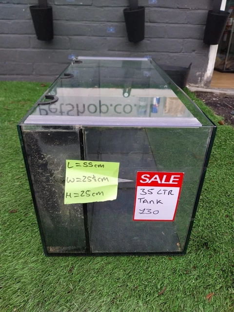 used glass fish tanks aquariums 50% off over £20 this tank is £15
