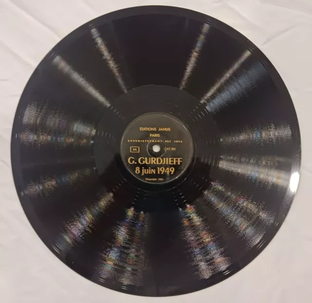 Rare / Gurdjieff / 20 Mai & 8 Juin 1949 / Editions Janus Paris / Orig 78Rpm