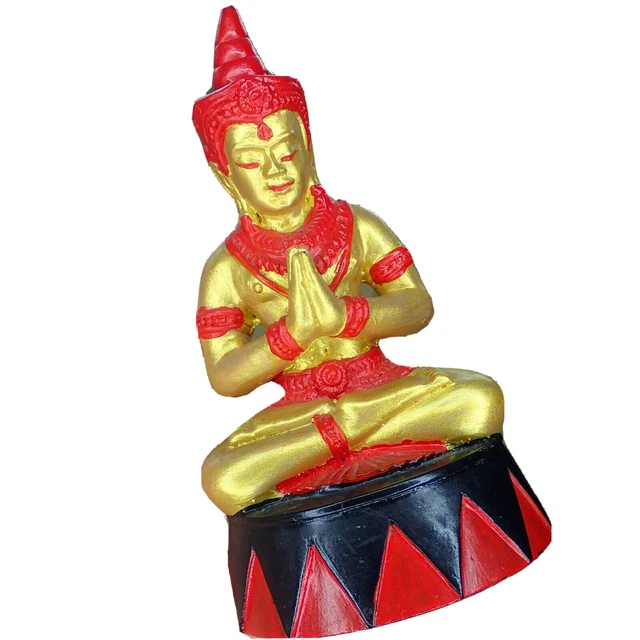 Phra Ngang Khmer Statue Figurine Buddhism Love Charm Khun Paen Rare Talisman