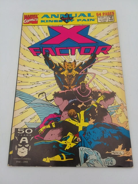 X-Factor #6 64 Pages Annual Kings of Pain Part 4 1991 Marvel Comics
