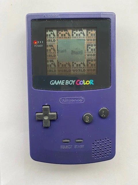 Gameboy Color 50 GAMEBOY COLOR CONSOLE Grape Tested And Working With Carry Case Good ...