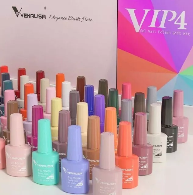 VENALISA Professional UV / LED Soak Off Gel Nail Polish - Vip 4 New Colours