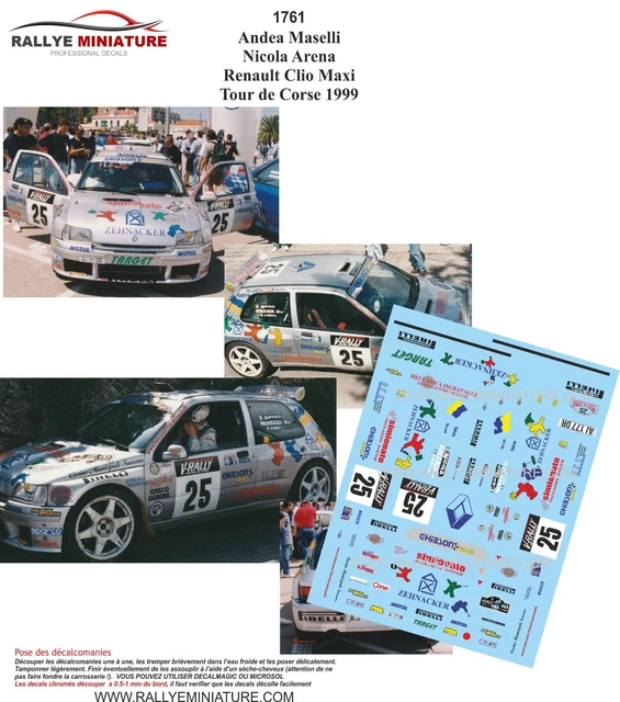 Renault - Clio R3 Monte -Carlo 2010 - Modèle Presse - 1/43 - Autos