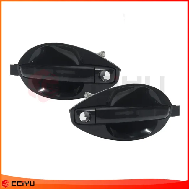 2Pcs Outside For Hyundai Tiburon Coupe 2003-08 Left Right Door Handle Catch