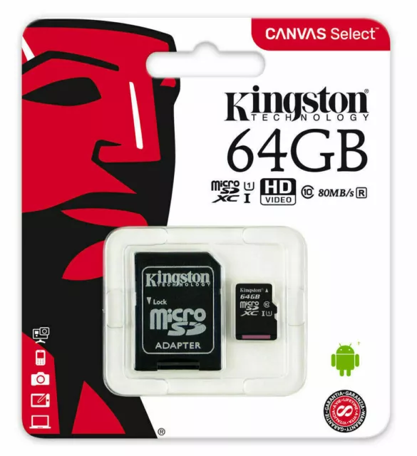 Micro SD Karte SDHC SDXC Speicherkarte TF Class 10 32GB 64GB 128GB 256GB & Adapter