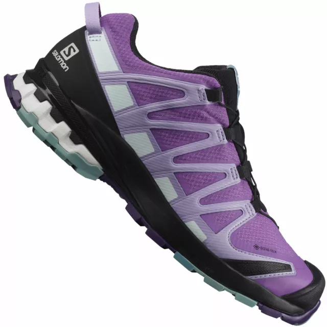 Salomon XA PRO 3D v8 GTX Damen-Laufschuhe Trailschuhe Jogging Schuhe Violett NEU
