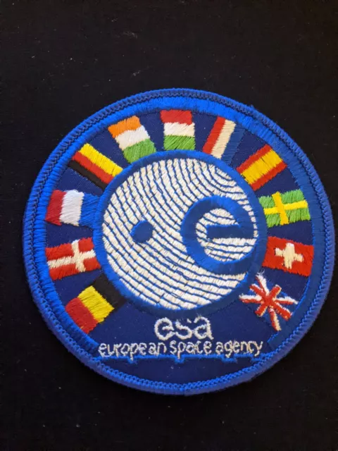 ESA European Space Agency NASA Patch New Iron On 4" Round