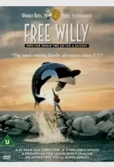 Free Willy DVD (1999) Jason James Richter, Wincer, Childrens Family Movie