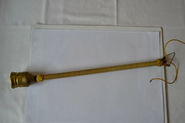alter Lampenstab f. Deckenlampe Messingfassung Vintage 50er/60er Deko