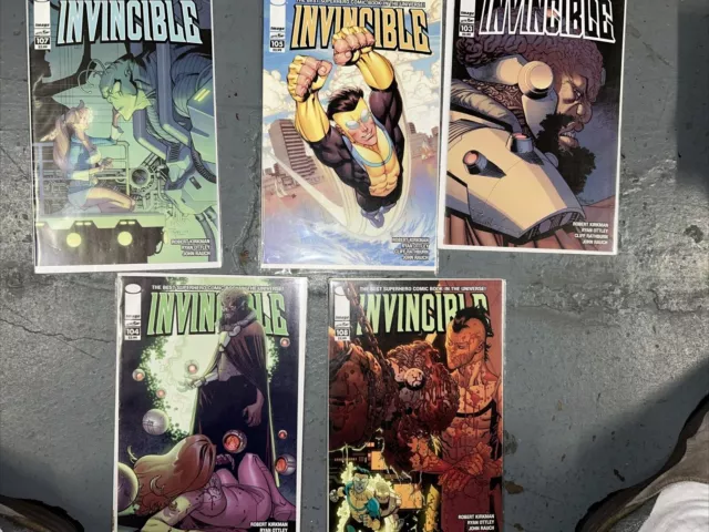 invincible image comics # 103.104.105.107.108