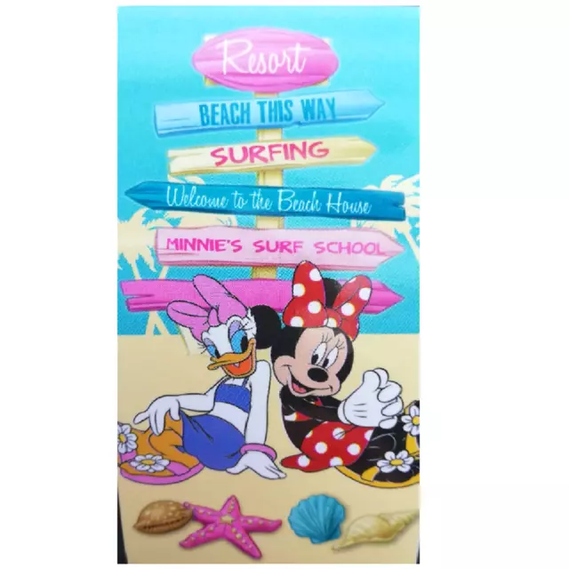 Disney Minnie Et Daisy Serviette de Serviette Piscine 70x140cm Micro Eponge