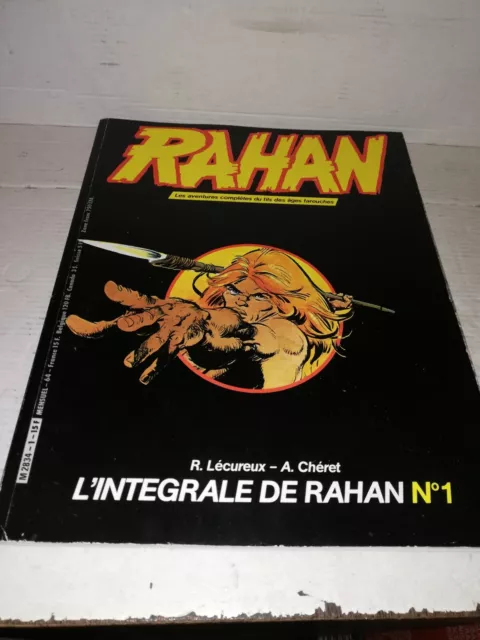 LIVRE REVUE INTEGRALE DE RAHAN  n°1 LECUREUX-CHERET COMPLET BE