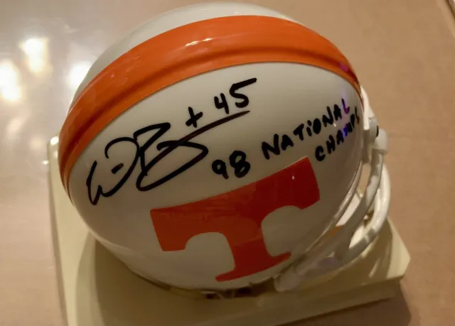 Will Bartholomew - Signed / Autographed - Tennessee Vols Football Mini Helmet