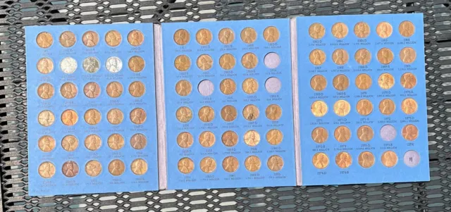 Lincoln Head Cent Collection Starting 1941 Number Two - 85 of 89 coins