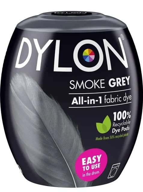Vaina de tela para lavadora Dylon 350 g GRIS HUMO