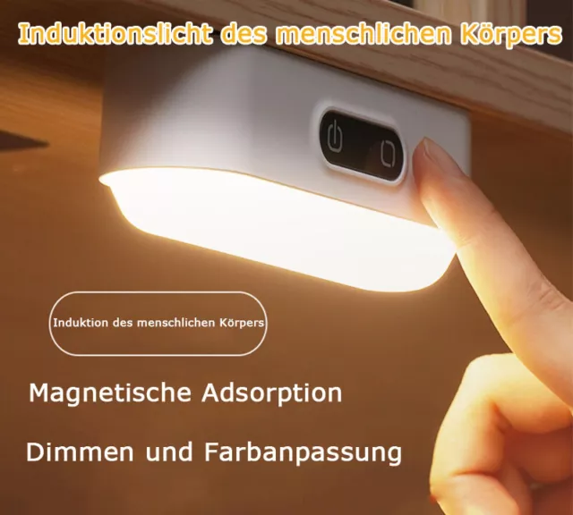 Sensore LED luce da sottostruttura USB cucina faretto magnetico barra luminosa armadio