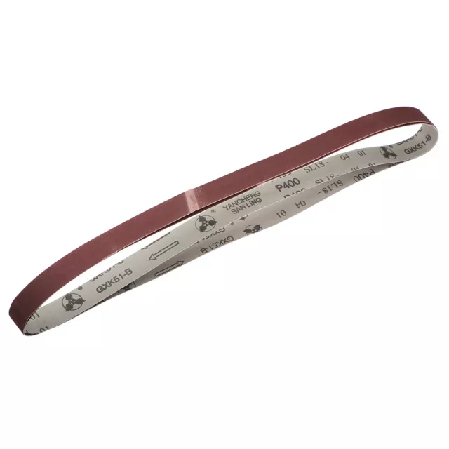 1-inch x 42-inch(25mm x 1065mm) Sanding Belt 400 Grit Aluminum Oxide 2pcs